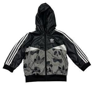 Adidas x Mini Rodini Panda Windbreaker Hoodie Jacket